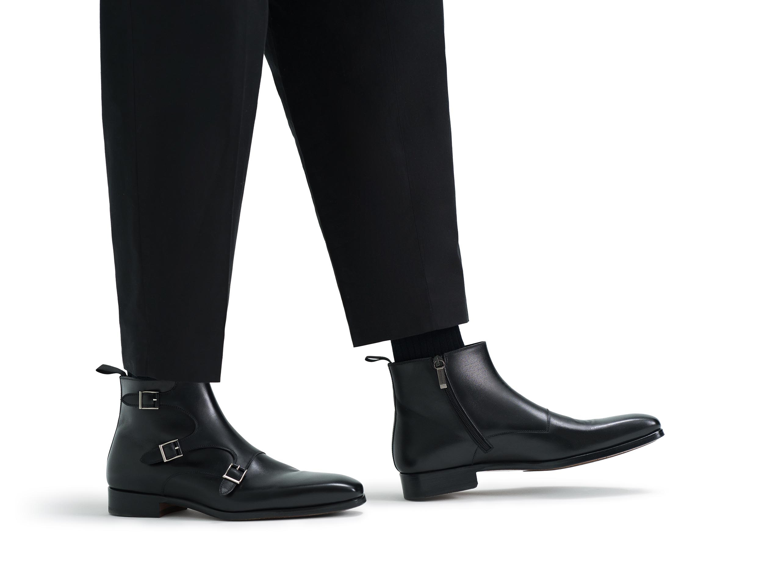 The Jagger Black is pair well with dark dress pants