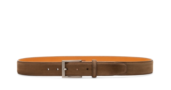 View of the Magnanni Draco Belt in Torba Suede.