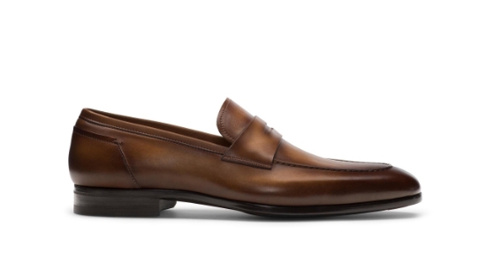 Side of the Magnanni Marcell men's loafer.