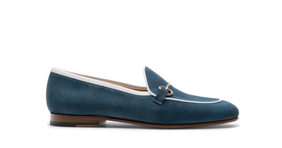 Side of the Magnanni Stella II loafer.